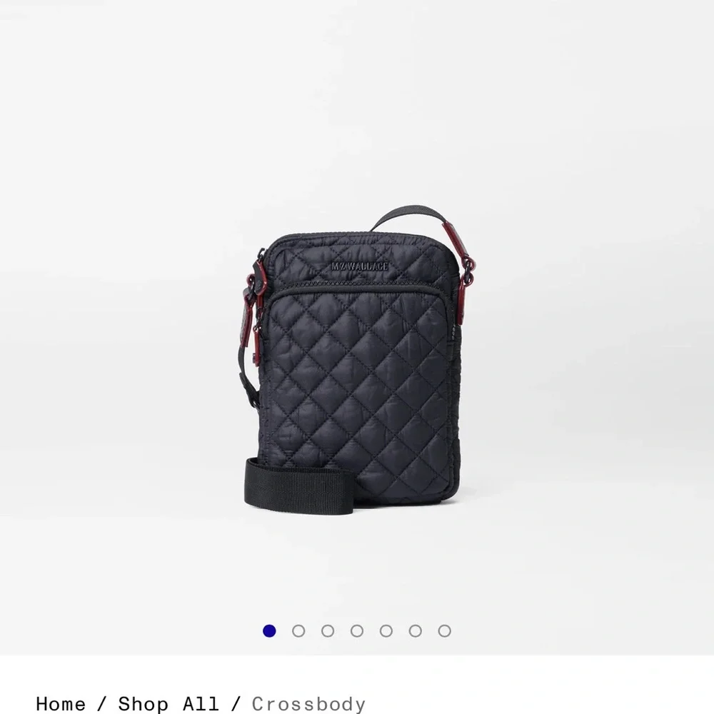 MZ Wallace Black Lacquer Metro Crossbody - Picture 12 of 15